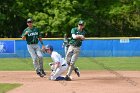 Baseball vs Babson  Wheaton College Baseball vs Babson during Championship game of the NEWMAC Championship hosted by Wheaton. - (Photo by Keith Nordstrom) : Wheaton, baseball, NEWMAC